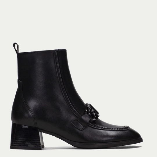 Hispanitas CHARLIZE Black Heeled Ankle Boots