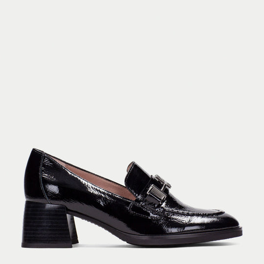 Hispanitas MILAN Black Heeled Loafers