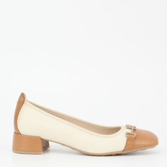 Hispanitas PORTO Cream & Tan Pump