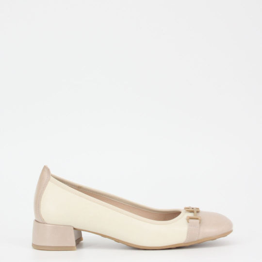 Hispanitas PORTO Cream & Taupe Pump