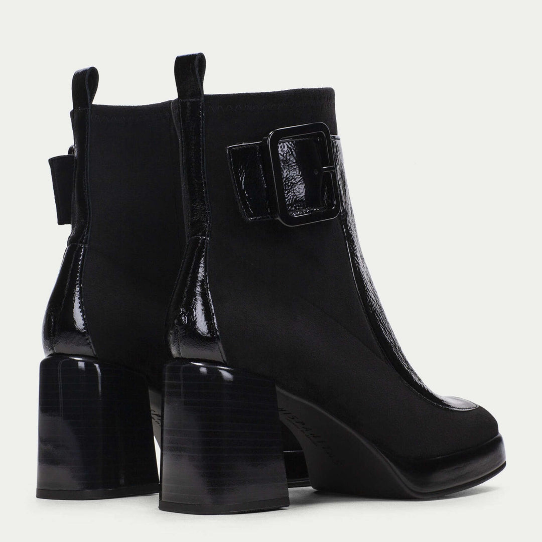 Hispanitas TOKIO Black Heeled Ankle Boots