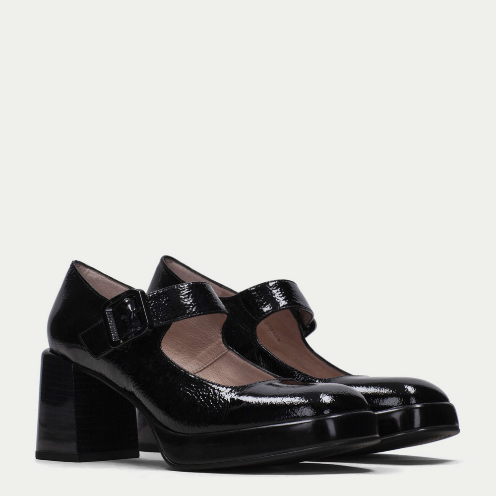 Hispanitas TOKOYO Black Heeled Mary Jane Shoes