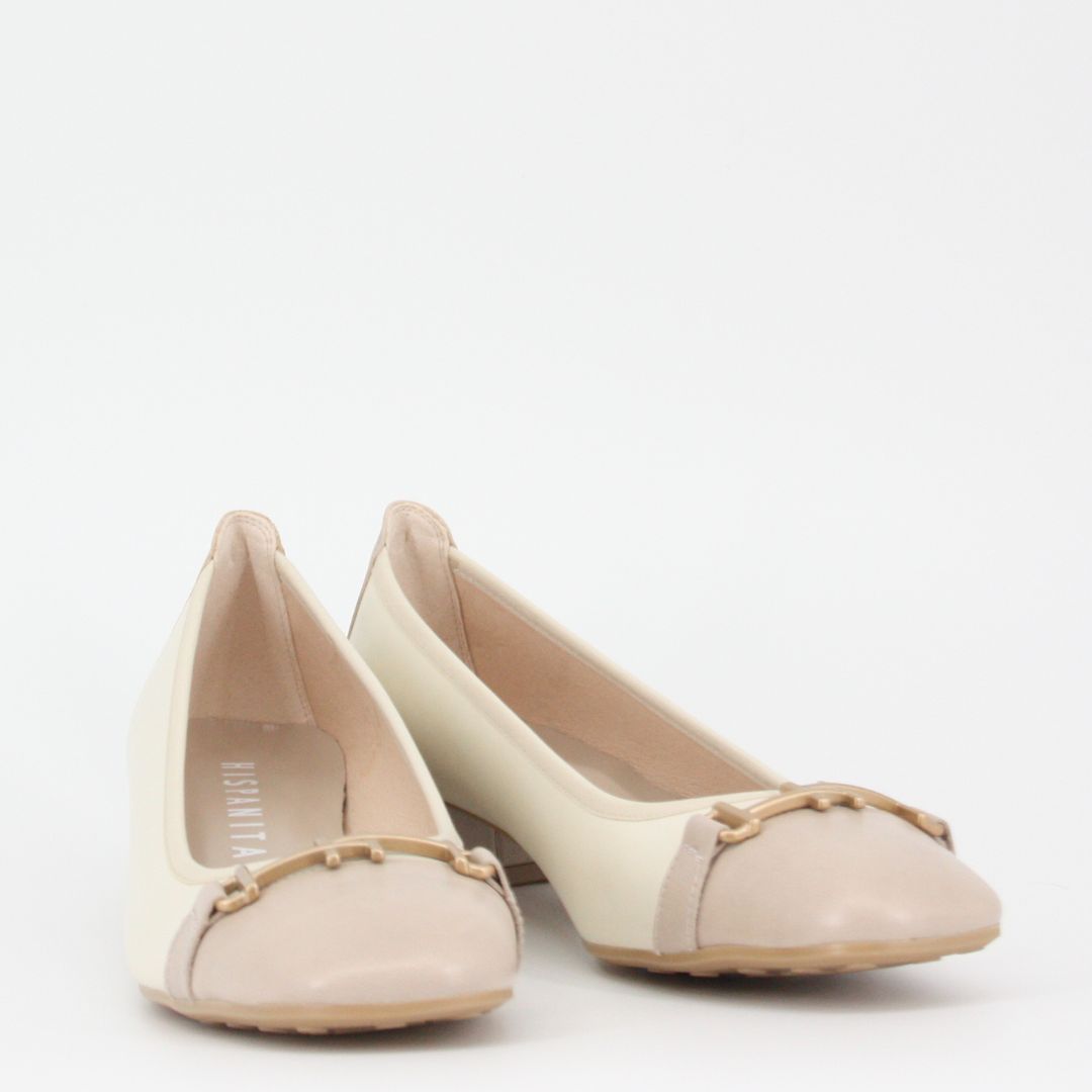 Hispanitas PORTO Cream & Taupe Pump