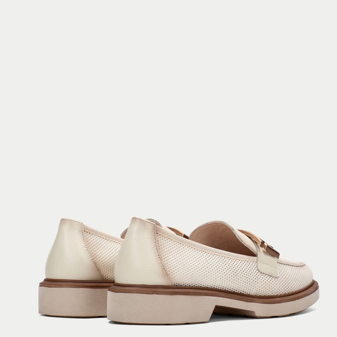 Hispanitas SHAY Beige & Yellow Loafer