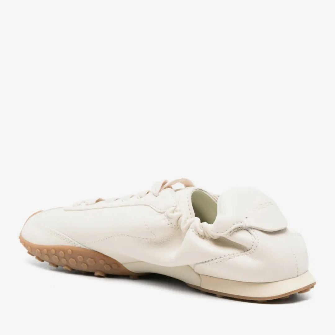 Hoff Bridge Cream Leather Trainers