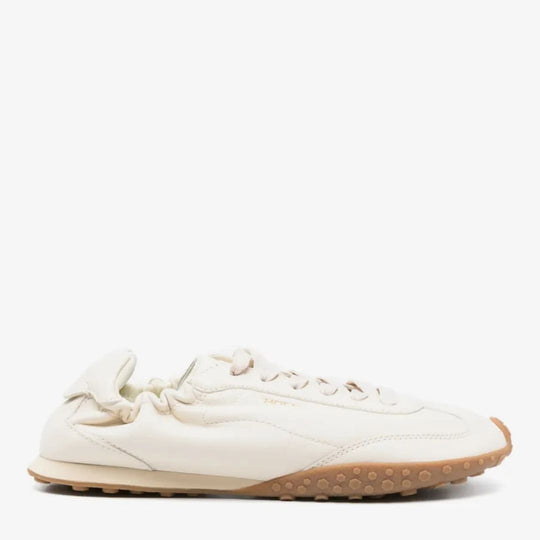 Hoff Bridge Cream Leather Trainers