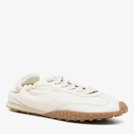 Hoff Bridge Cream Leather Trainers