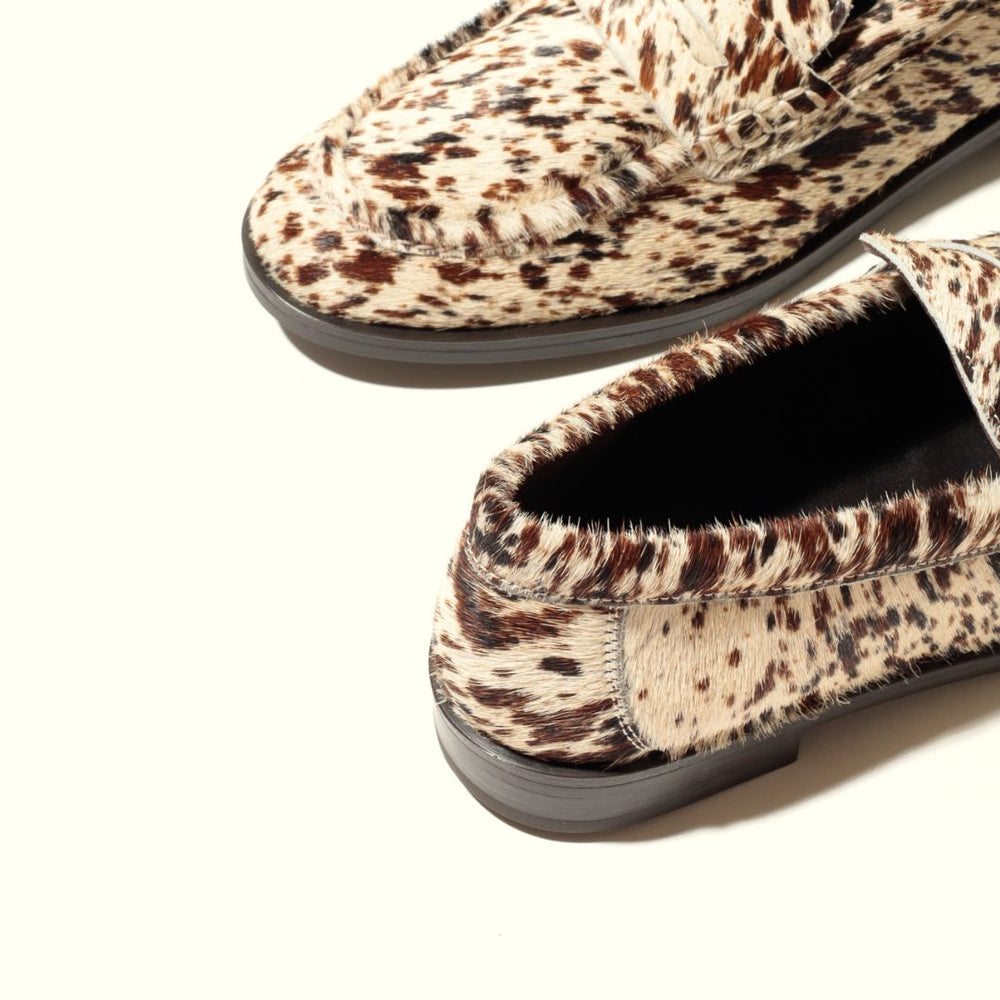 KMB EMELIA Cowpint Cowhide Loafers