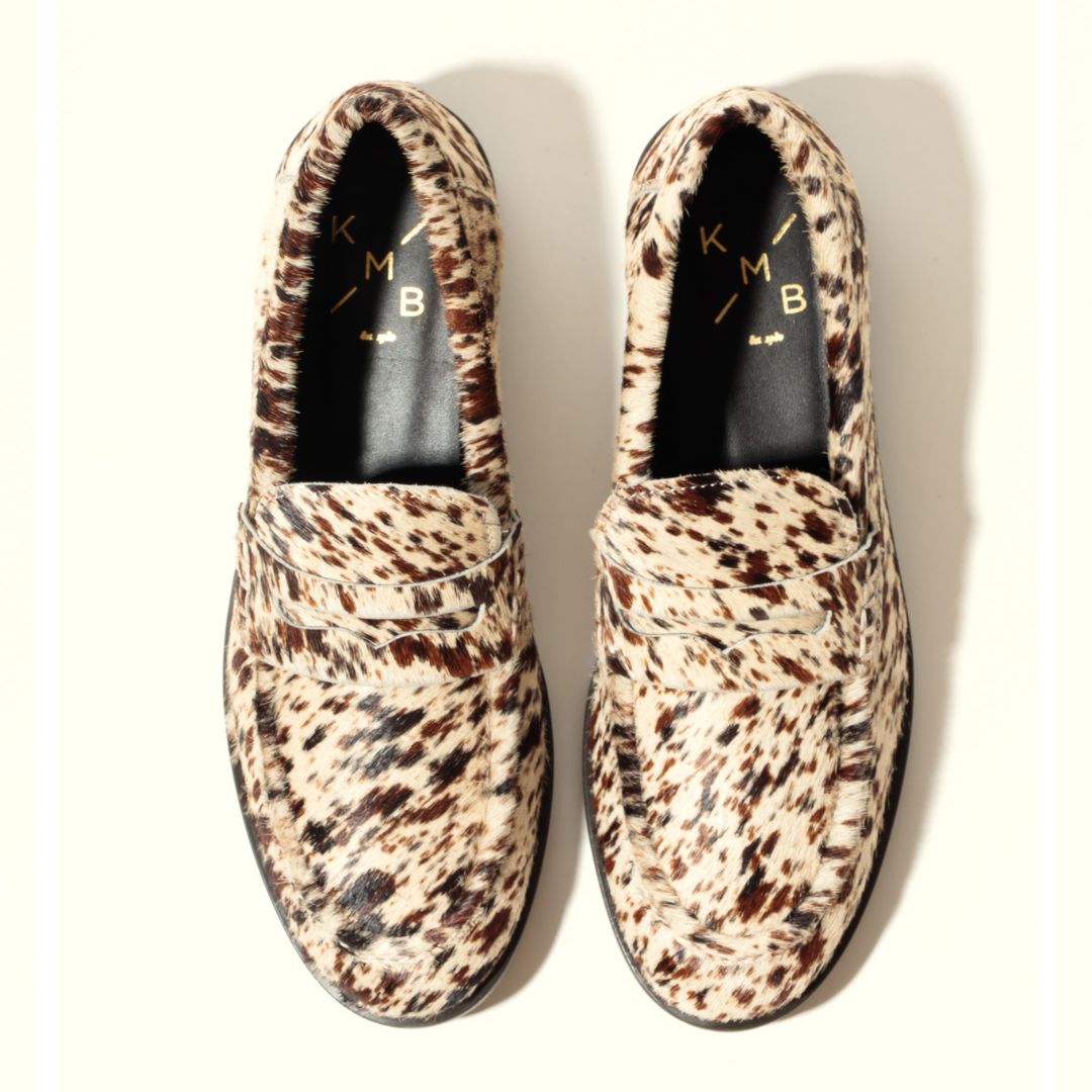 KMB EMELIA Cowpint Cowhide Loafers