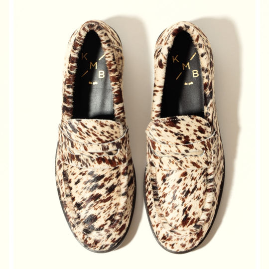 KMB EMELIA Cowpint Cowhide Loafers
