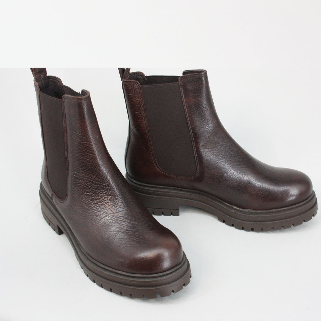 KMB NELLIE Chocolate Ankle Boots