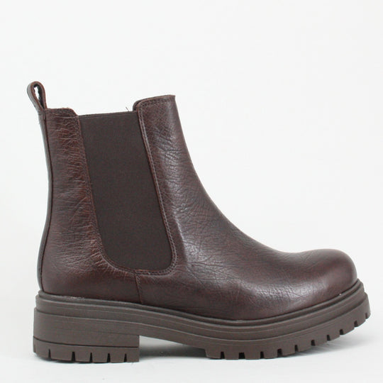 KMB NELLIE Chocolate Ankle Boots