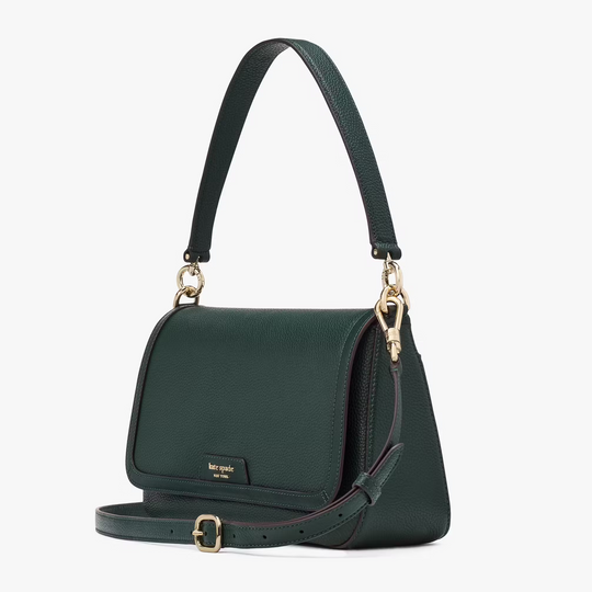 Kate Spade HUDSON Flap Northern Pine Shoulder Bag