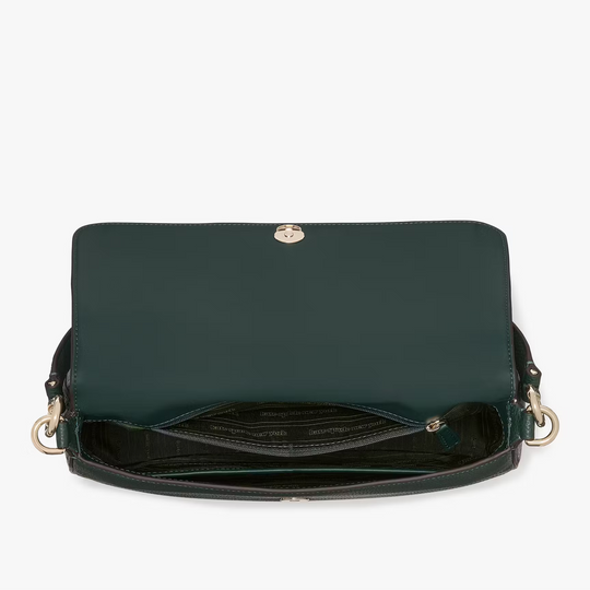 Kate Spade HUDSON Flap Northern Pine Shoulder Bag