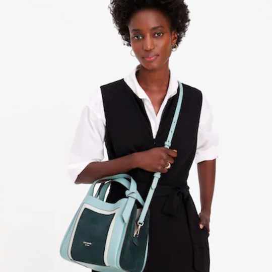 Kate Spade KNOTT Aegean Teal Crossbody Tote
