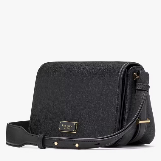 Kate Spade LIV Black Small Flap Crossbody