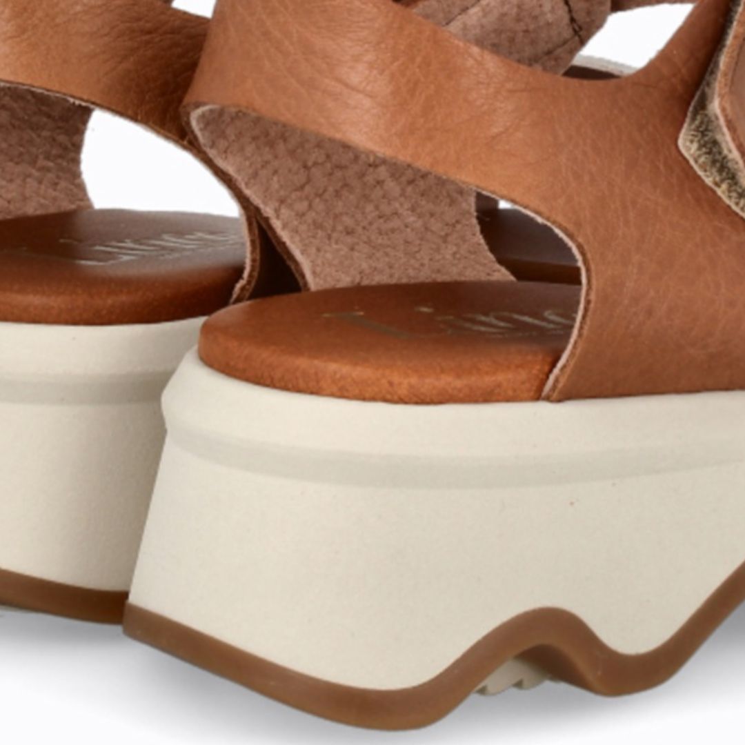 Lince BILBAO Velcro Tan Sandals