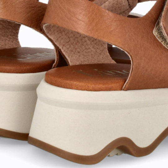 Lince BILBAO Velcro Tan Sandals