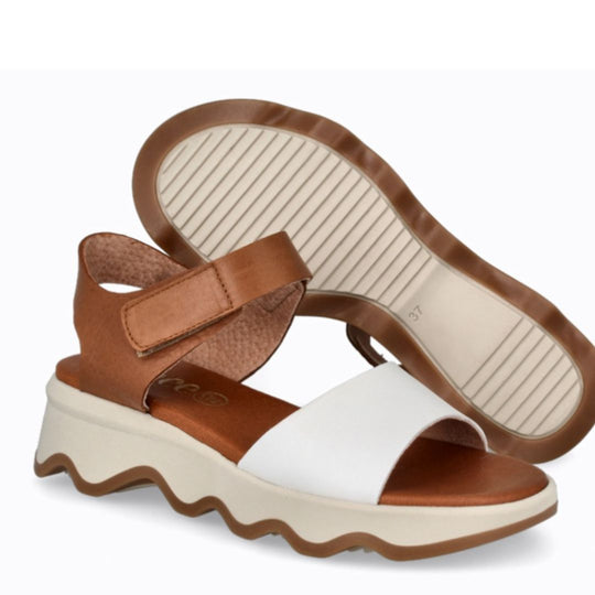Lince BILBAO Velcro Tan Sandals