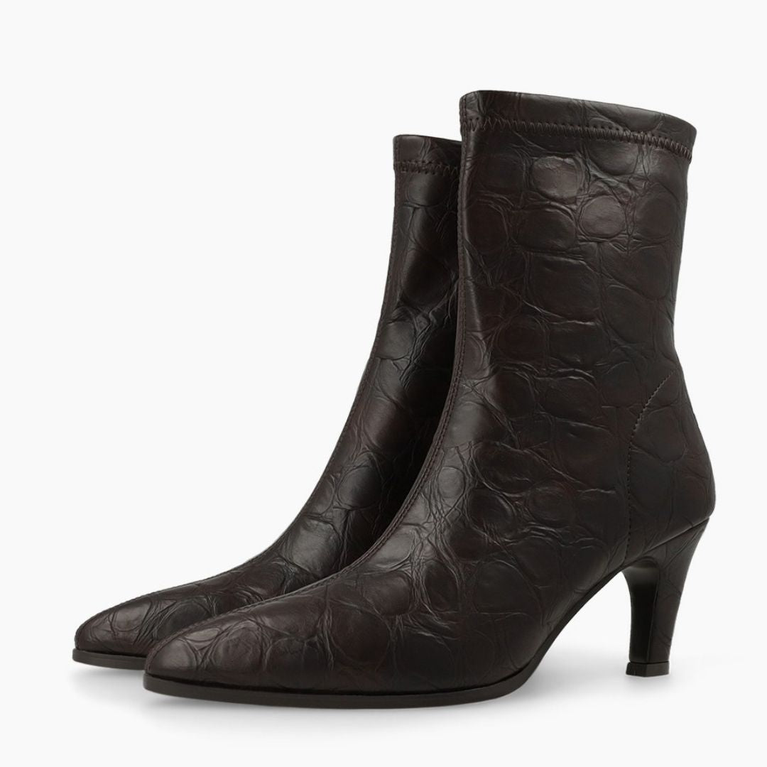 Lodi A-ONORA Brown Ankle Boots