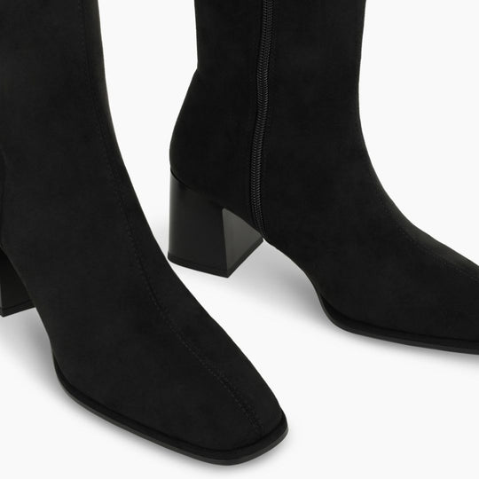 Lodi A-Halbor Black Suede Knee High Boots