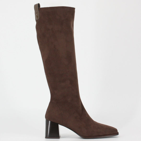 Lodi A-Halbor Brown Suede Knee High Boots