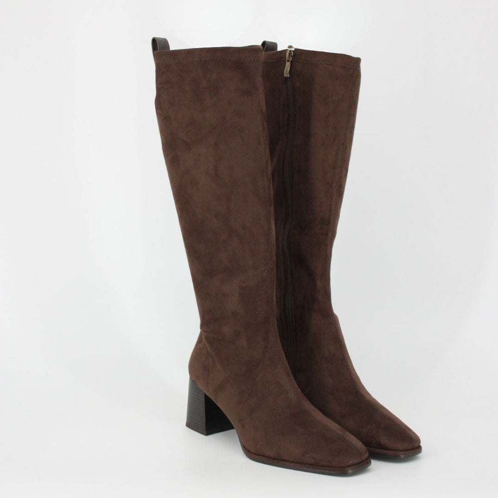 Lodi A-Halbor Brown Suede Knee High Boots