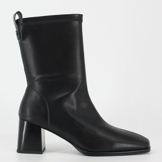 Lodi A-Heka Black Leather Ankle Boots