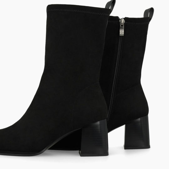 Lodi A-HEKA Black Suede Ankle Boots