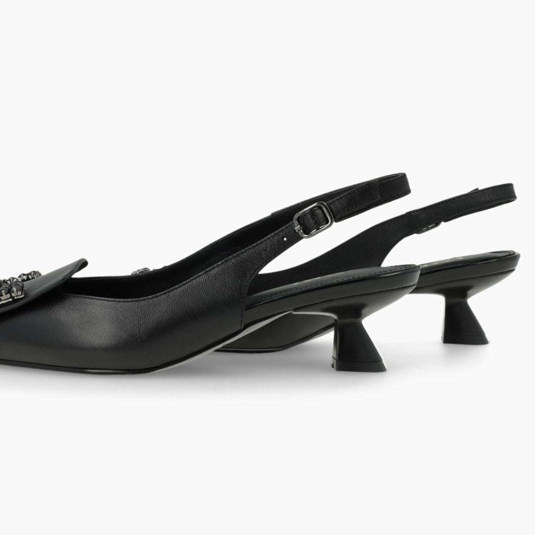 Lodi A-RINO Black Leather Courts