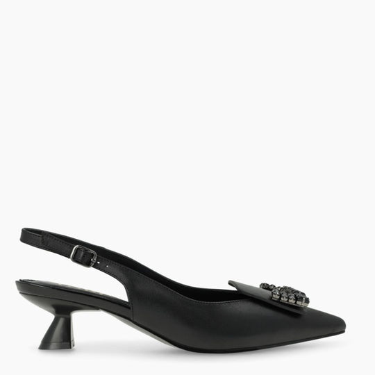 Lodi A-RINO Black Leather Courts