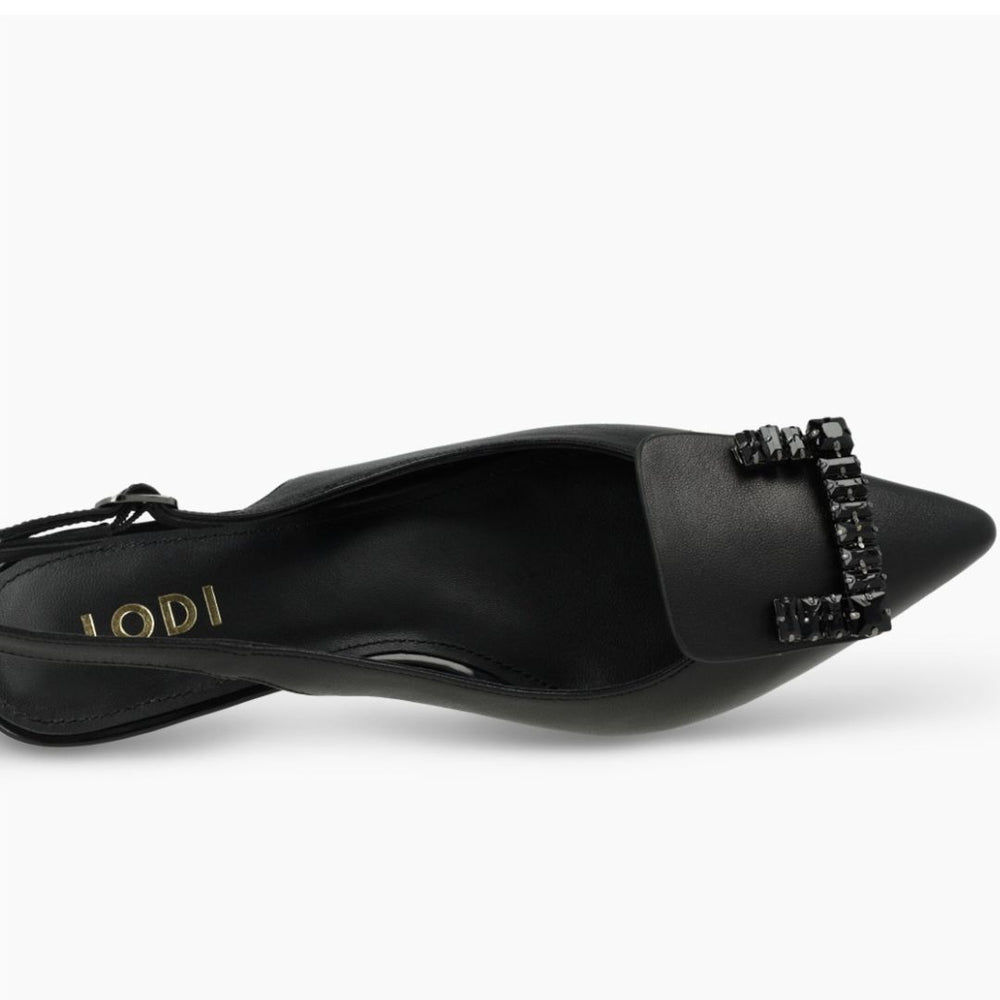 Lodi A-RINO Black Leather Courts