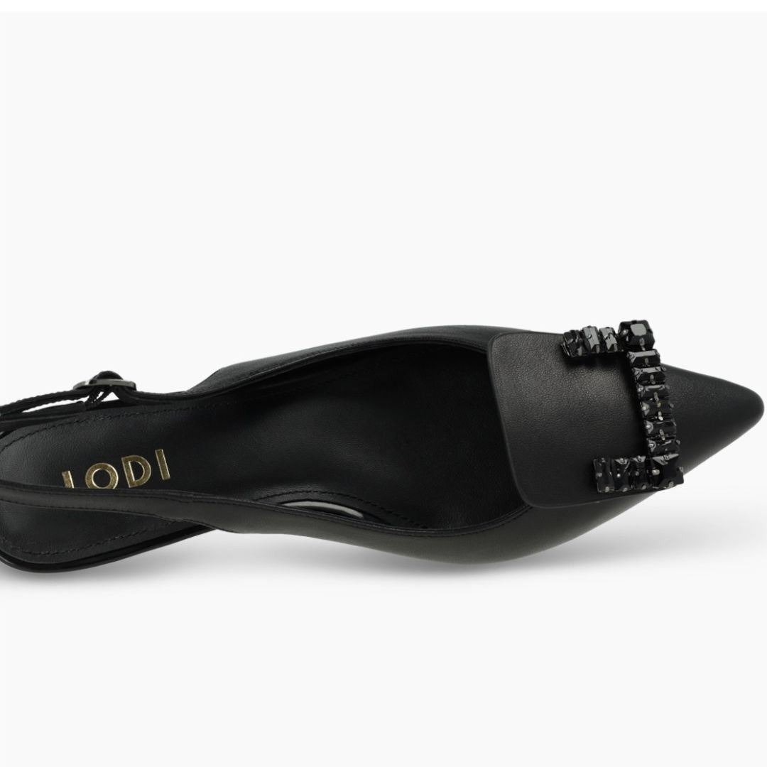 Lodi A-RINO Black Leather Courts
