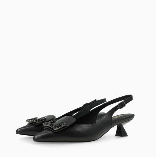 Lodi A-RINO Black Leather Courts