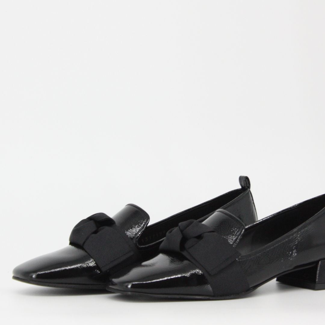 Lodi BELGA Black Leather Loafers