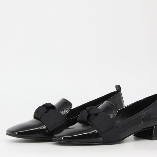 Lodi BELGA Black Leather Loafers