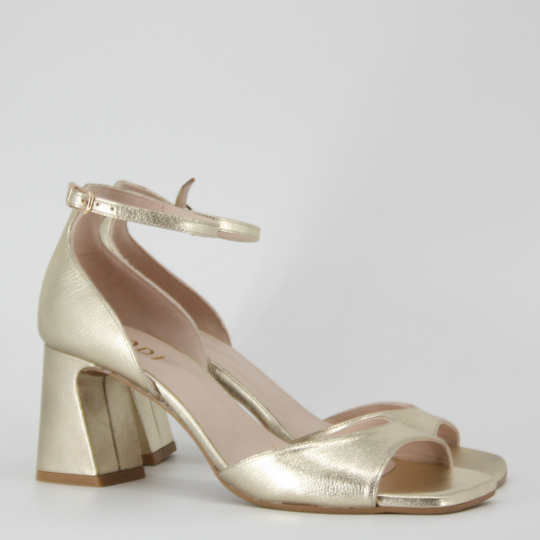 Lodi BONDO Gold Leather Sandals