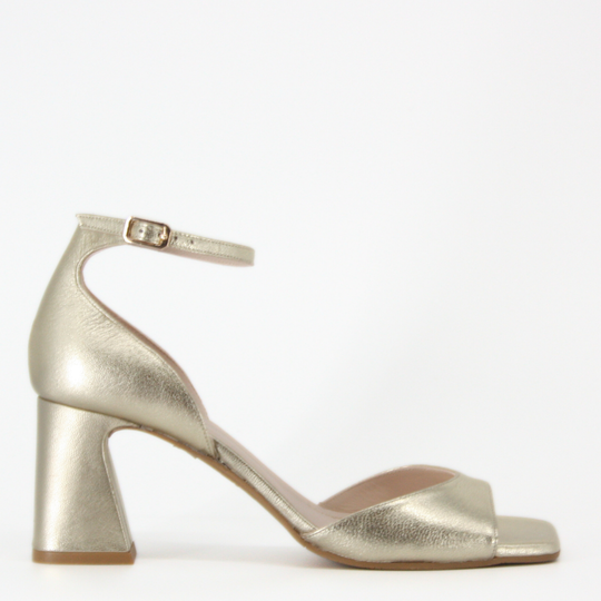 Lodi BONDO Gold Leather Sandals