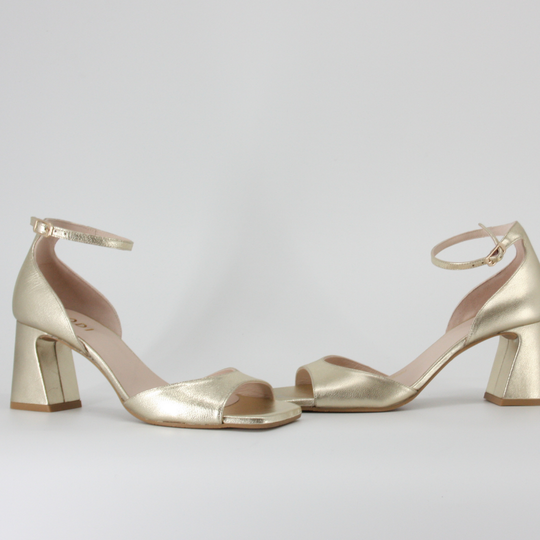 Lodi BONDO Gold Leather Sandals