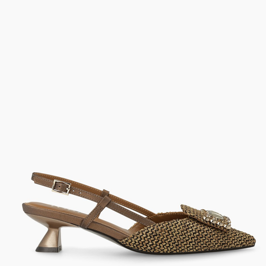 Lodi CASIOPEA Brown Slingbacks