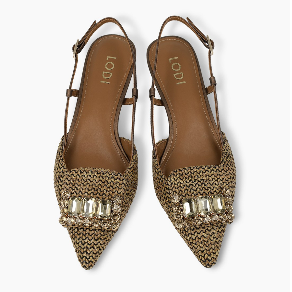 Lodi CASIOPEA Brown Slingbacks