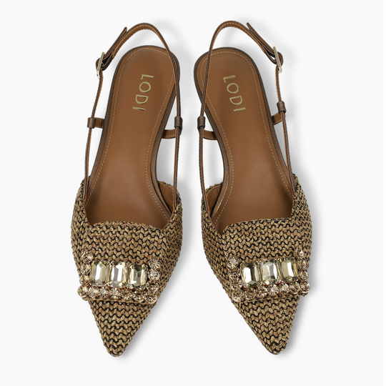 Lodi CASIOPEA Brown Slingbacks