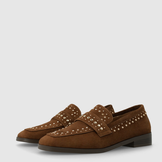 Lodi DOLI Brown Suede Loafers