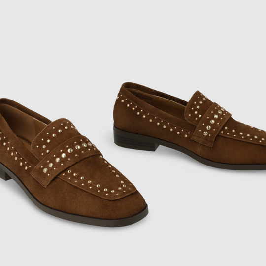 Lodi DOLI Brown Suede Loafers