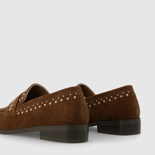 Lodi DOLI Brown Suede Loafers