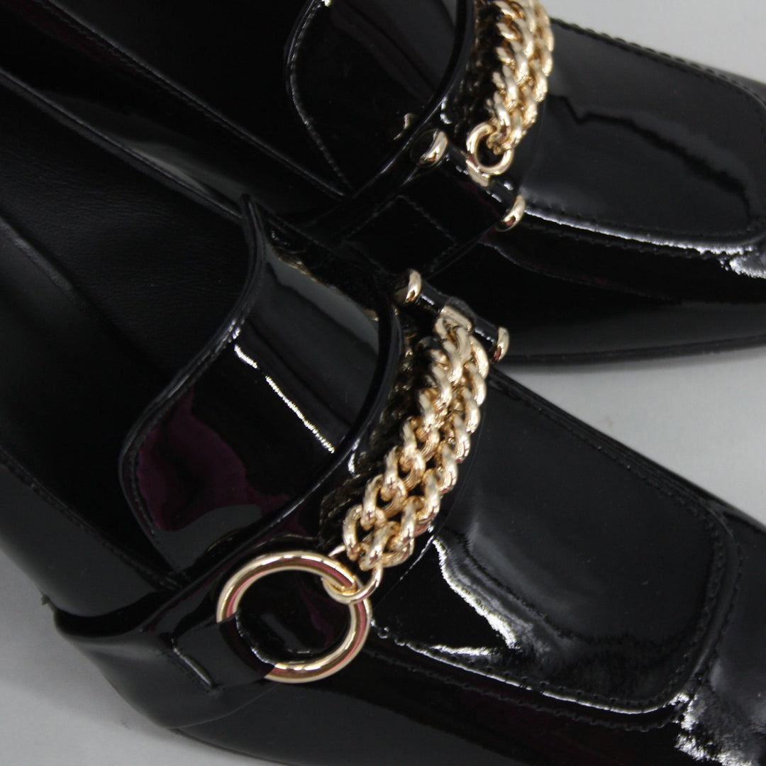 Lodi ELUDIS Black Patent Loafers