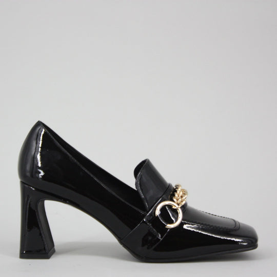 Lodi ELUDIS Black Patent Loafers