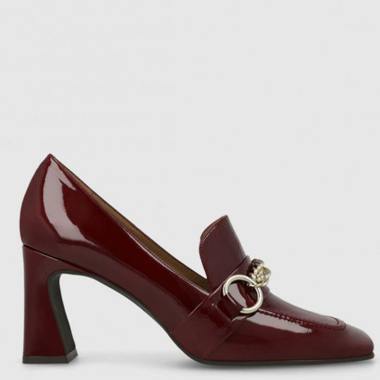 Lodi ELUDIS Burgandy Patent Loafers