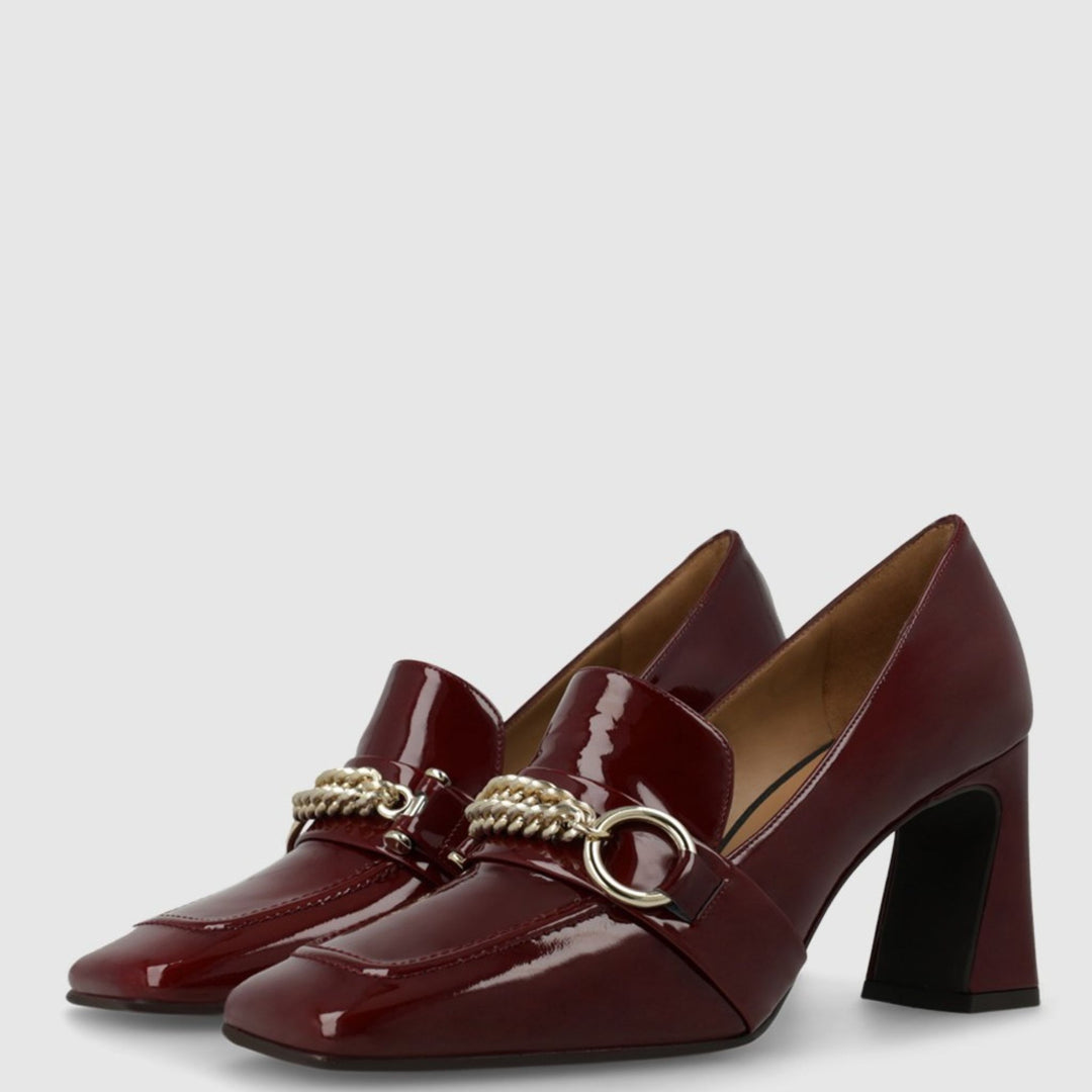 Lodi ELUDIS Burgandy Patent Loafers