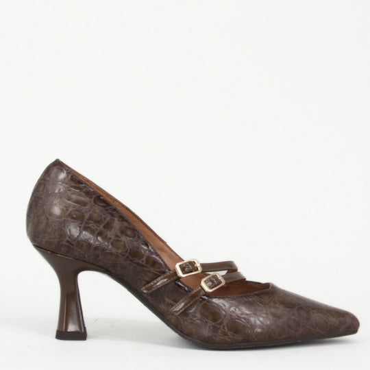 Lodi GENILA Taupe Leather Pumps